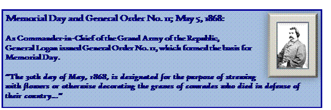 Memorial Day and General Order No. 11 May 5 1865